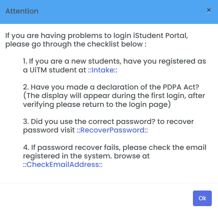 Istudent Portal Login Issues